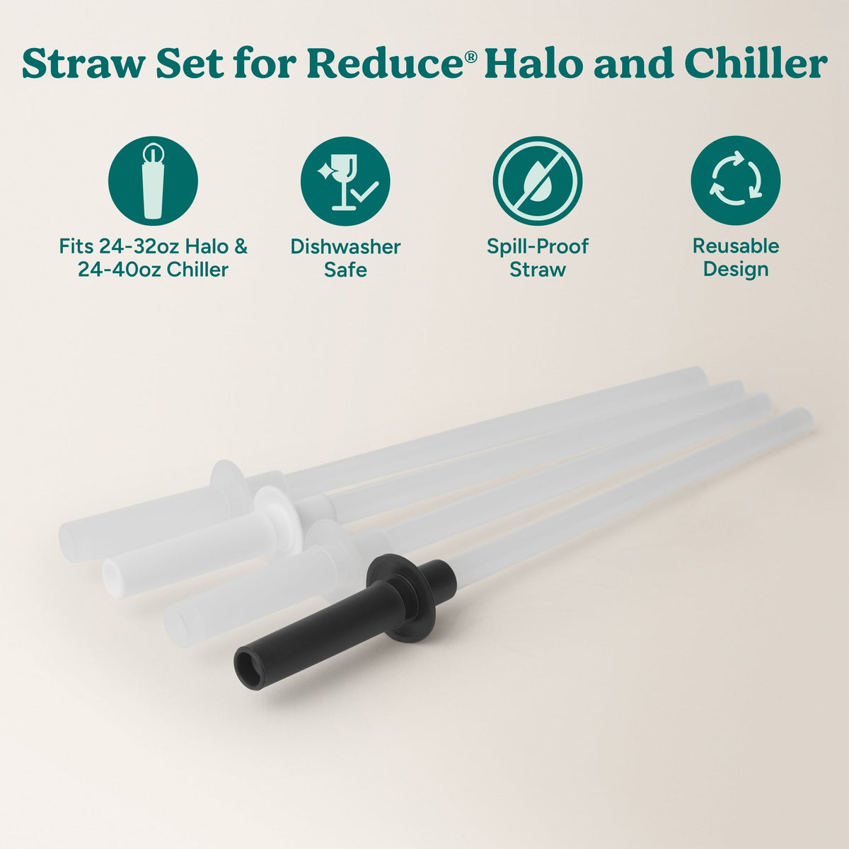 Straw Set for Halo and Chiller